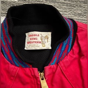 Vintage Saddle King Western jacket